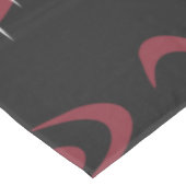 Zwarte maroon van de Stars Pattern Tafelkleed (Gekanteld)
