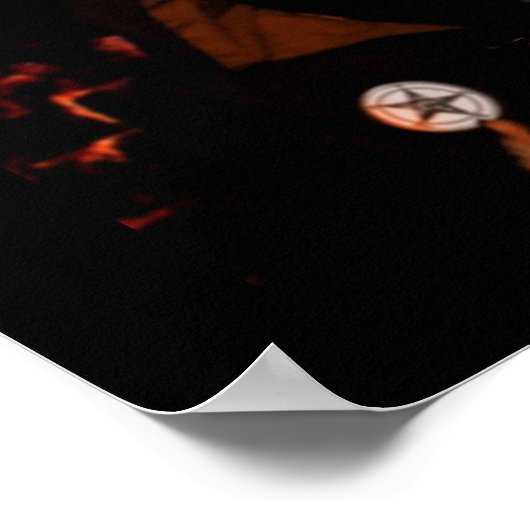 Zwarte massa poster (Hoek)