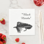 Zwarte Matuka-wimpelaar, vliegende visserij, vlieg Servet (Insitu)