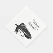 Zwarte Matuka-wimpelaar, vliegende visserij, vlieg Servet (Hoek)