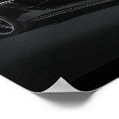 Zwarte mclaren poster (Hoek)