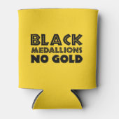 ZWARTE MEDALLIES NIET GOLD BLIKJESKOELER (Voorkant)