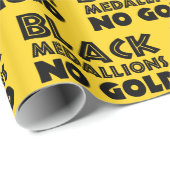 ZWARTE MEDALLIES NIET GOLD CADEAUPAPIER (Rol Hoek)