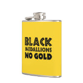 ZWARTE MEDALLIES NIET GOLD HEUPFLES (Links)