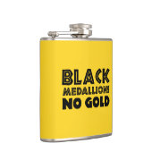 ZWARTE MEDALLIES NIET GOLD HEUPFLES (Rechts)