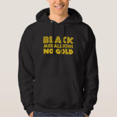 ZWARTE MEDALLIES NIET GOLD HOODIE (Voorkant)