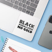 ZWARTE MEDALLIES NIET GOLD STICKER (Laptop met iPhone)