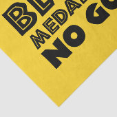 ZWARTE MEDALLIES NIET GOLD TISSUEPAPIER (Detail)