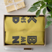 ZWARTE MEDALLIES NIET GOLD TISSUEPAPIER (Geschenk)