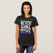 Zwarte Meisje Magie T-shirt (Voorkant volledig)