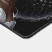 Zwarte meisje magische koningin melanine vrouw zus bureaumat (Hoek)