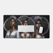 Zwarte meisje magische koningin melanine vrouw zus bureaumat (Keyboard & Muis)