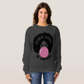 Zwarte meisjes knallen Schattige Trui (Voorkant volledig)