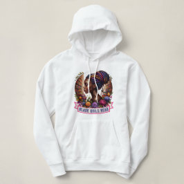 Zwarte meisjes lezen hoodie voor vrouwen