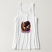 Zwarte meisjes lezen | Vrouwen Racerback Tank (Design voorkant)