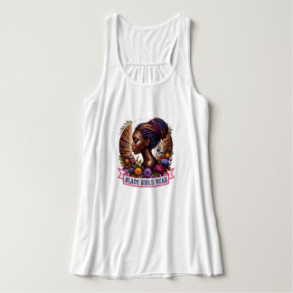 Zwarte meisjes lezen | Vrouwen Racerback Tank