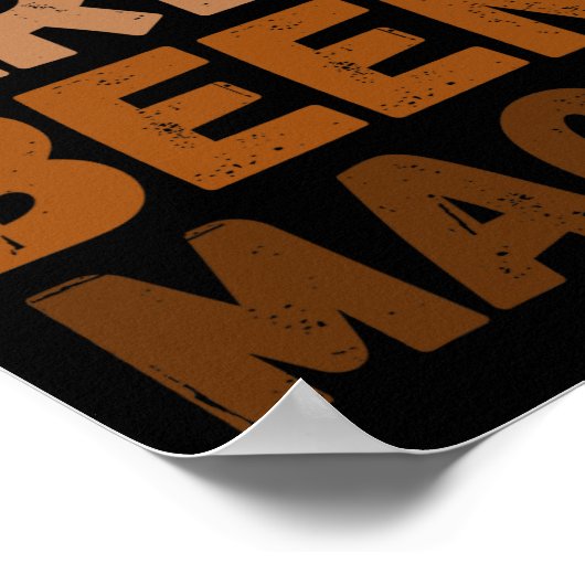 Zwarte meisjes zijn magisch melanine in Afro-Ameri Poster (Hoek)