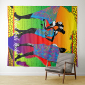 Zwarte-meisjesmagie Wandkleed (In Situ (horizontaal))