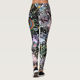 Zwarte melasse milkshake Leggings
