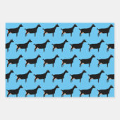 Zwarte melkgeit inpakpapier vel (Voorkant 2)