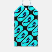 zwarte mermaïden cadeaulabel (Voorkant)