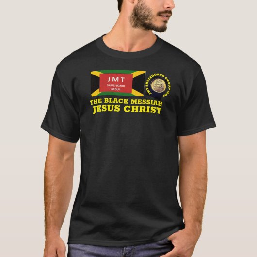 ZWARTE MESSIAS JMT Basic Donkere T-Shirt (Voorkant)