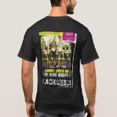 ZWARTE MESSIAS JMT Basic Donkere T-Shirt (Achterkant)
