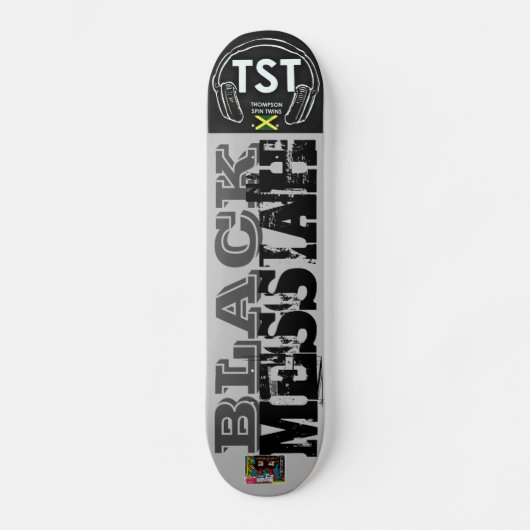 ZWARTE MESSIAS Skateboard (Voorkant)