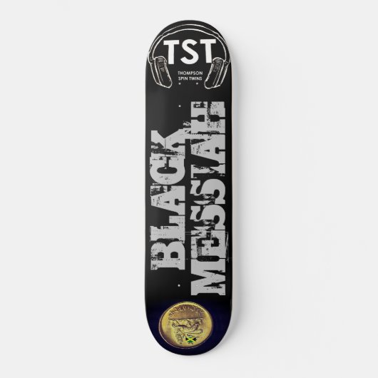 ZWARTE MESSIAS Skateboard (Voorkant)