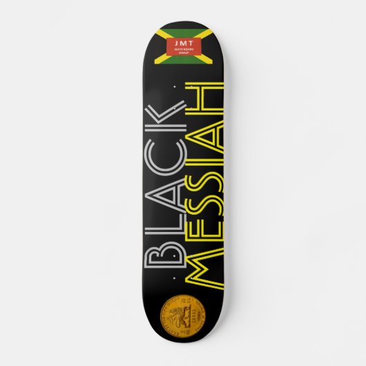 Zwarte Messias Skateboard (Voorkant)