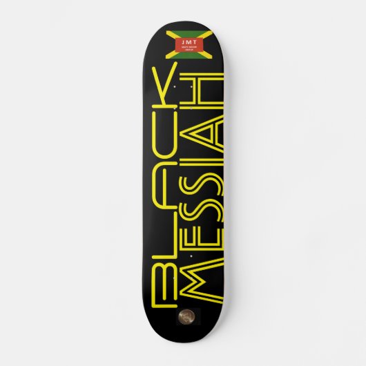 ZWARTE MESSIAS Skateboard (Voorkant)