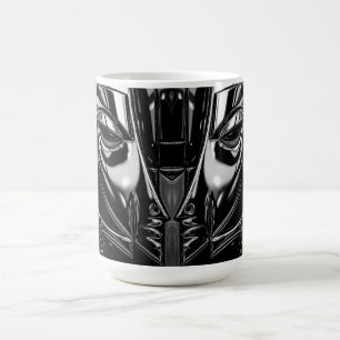 Zwarte Metalen Muze Koffiemok