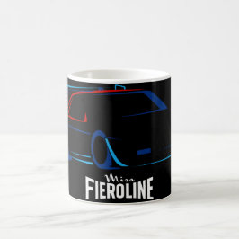 Zwarte mevrouw Fieroline Koffiemok