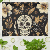 Zwarte Mexicaan Theedoek (Gevouwen)