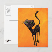 Zwarte Mexicaanse dag van de dode kat Briefkaart (Voorkant / Achterkant)