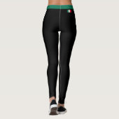 Zwarte Mexicaanse mode leggings (Achterkant)