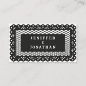 ZWARTE MEXICAANSE PAPEL PICADO place card Plaatskaartje (Achterkant)