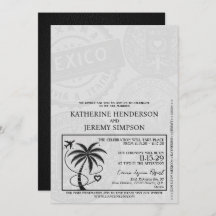 Zwarte Mexico Passport Wedding