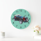 Zwarte Mg Tc Antiek auto Grote Klok (Huis)