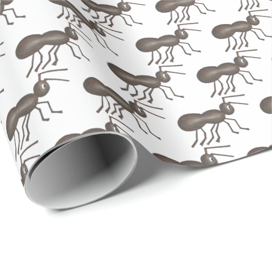 zwarte mier insect bug Cartoon picknick mieren mar Cadeaupapier (Rol Hoek)