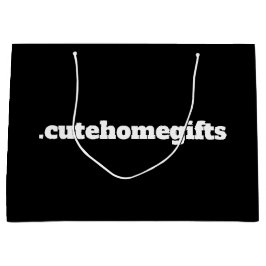 Zwarte Minimaal Moderne Elegante Zakelijke Onderne Groot Cadeauzakje