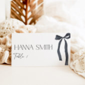 Zwarte Minimale Boog 'Tying the Knot' Gotische Pla Plaatskaartje