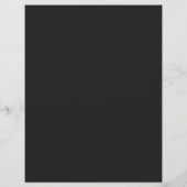 Zwarte Minimale Home Bouwconstructie QR Code Flyer (Achterkant)