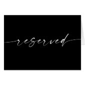 Zwarte minimalistische bruiloft | gereserveerd scr (Voorkant Horizontaal)