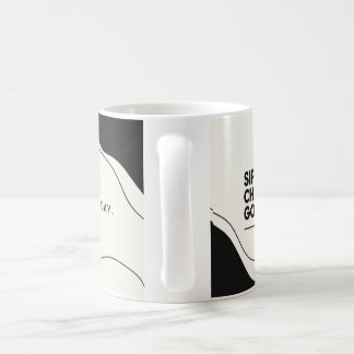 Zwarte Minimalistische Koffiemok – Slurp Opladen G