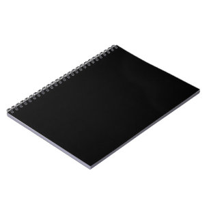 Zwarte Minimalistische Notitieboek Strak Schrijfda