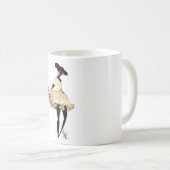 ZWARTE MODE KOFFIEMOK (Voorkant rechts)