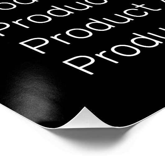 ZWARTE MODERNE BEDRIJFSPRIJSLIJST LOGO SJABLOON PERFECT POSTER (Hoek)