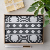 Zwarte Moderne Been Inleg Decoupage Papier (Geschenk)