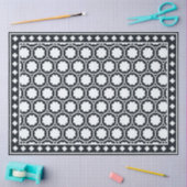 Zwarte Moderne Been Inleg Decoupage Papier (Craft)